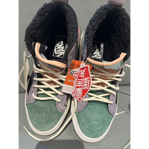 Vans Sk8-Hi 46 MTE DX - MTE/Creme/Dark Menthe/Obsidian VN0A3DQ5TU7 UNISEX 6.5/8 - Picture 5 of 6